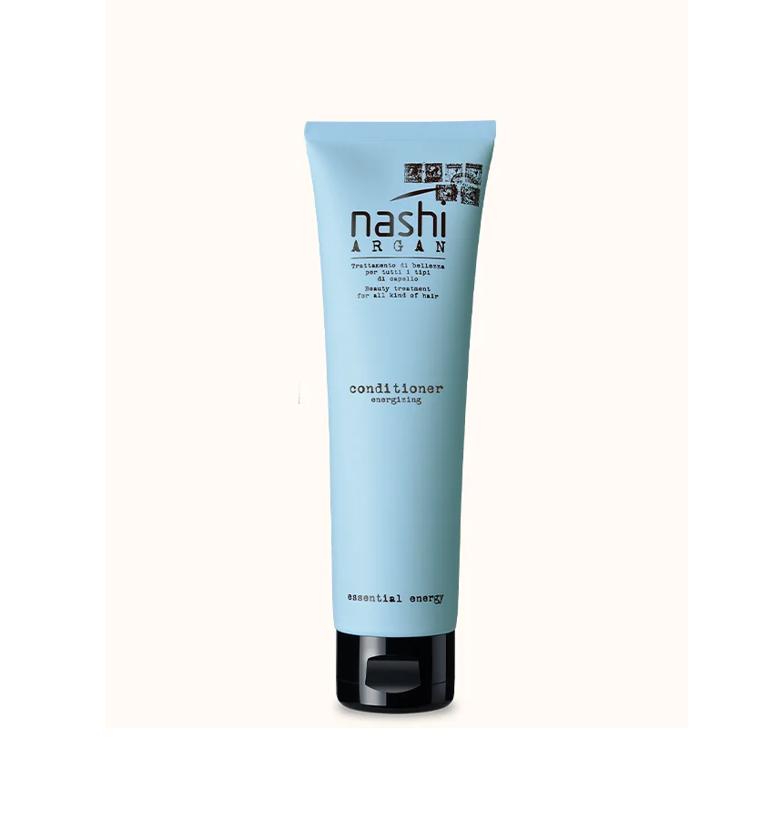 NASHI ARGAN Essential Energizing Conditioner Energizing 150ml بلسم ناشي أرجان بلسم يقوي الشعر ويرطبه بعمق ليمنحه نعومة ولمعانًا
