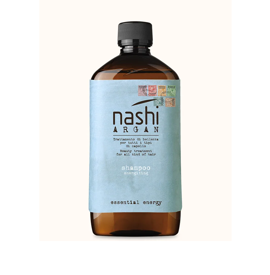 NASHI ARGAN Essential Energizing Shampoo Energizing 500ml ناشي ارجان شامبو يقوي الشعر و ينشط فروة الرأس