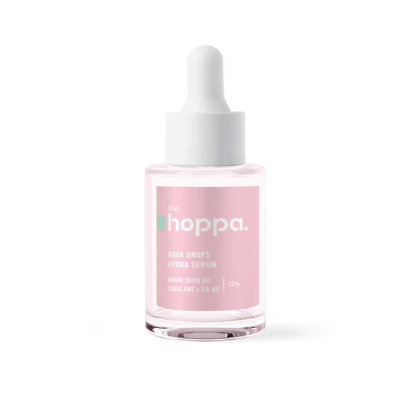 THE HOPPA Aqua Drops Hydra Serum 30ml ذا هوبا سيروم مرطب فائق يمنح البشرة تماسكاً ونعومة دون ملمس دهني
