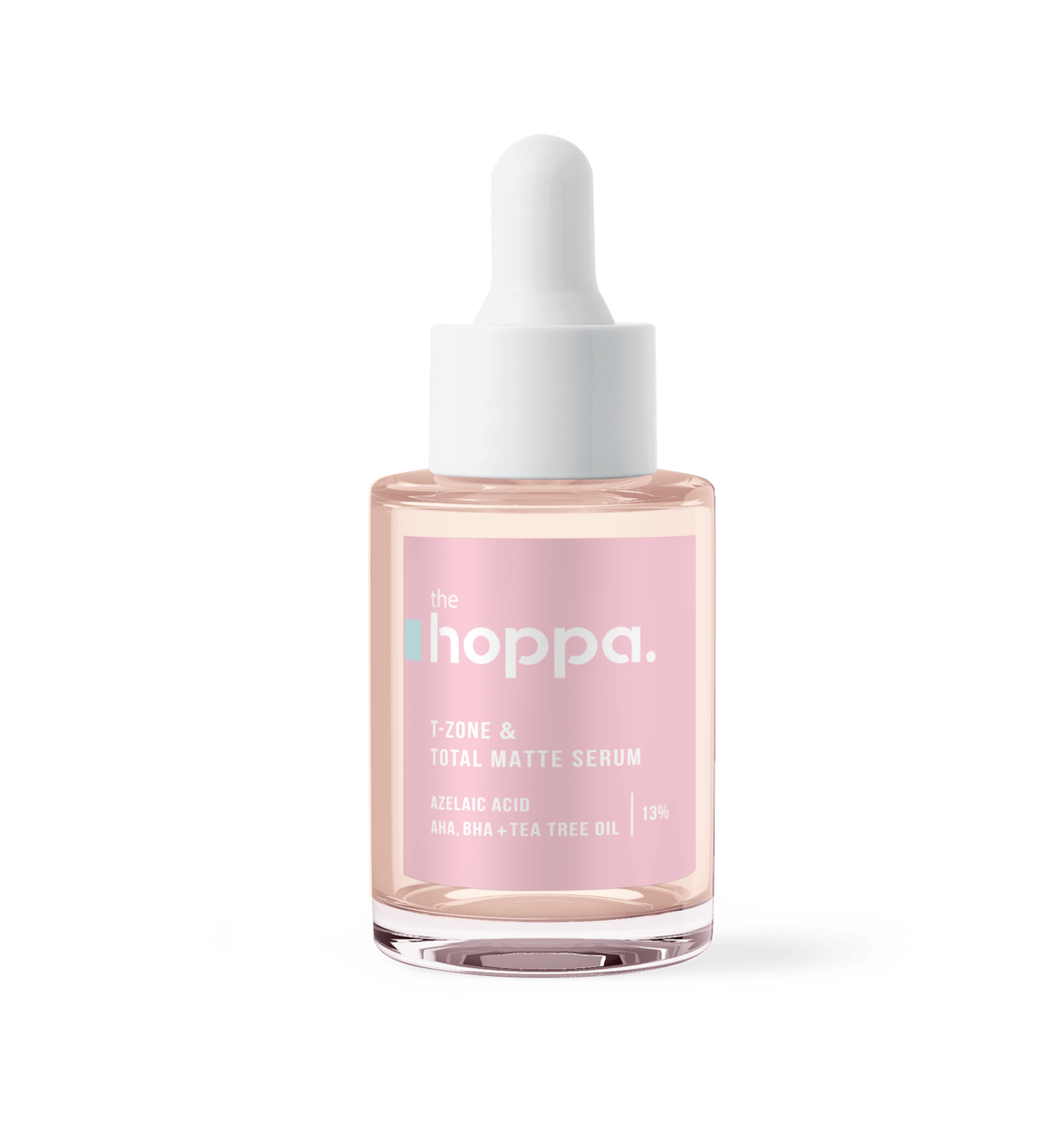 THE HOPPA T-Zone & Total Matte Serum 30ml ذا هوبا سيروم علاجي يقلل اللمعان ويصغر المسام لنقاء بشرة فائق