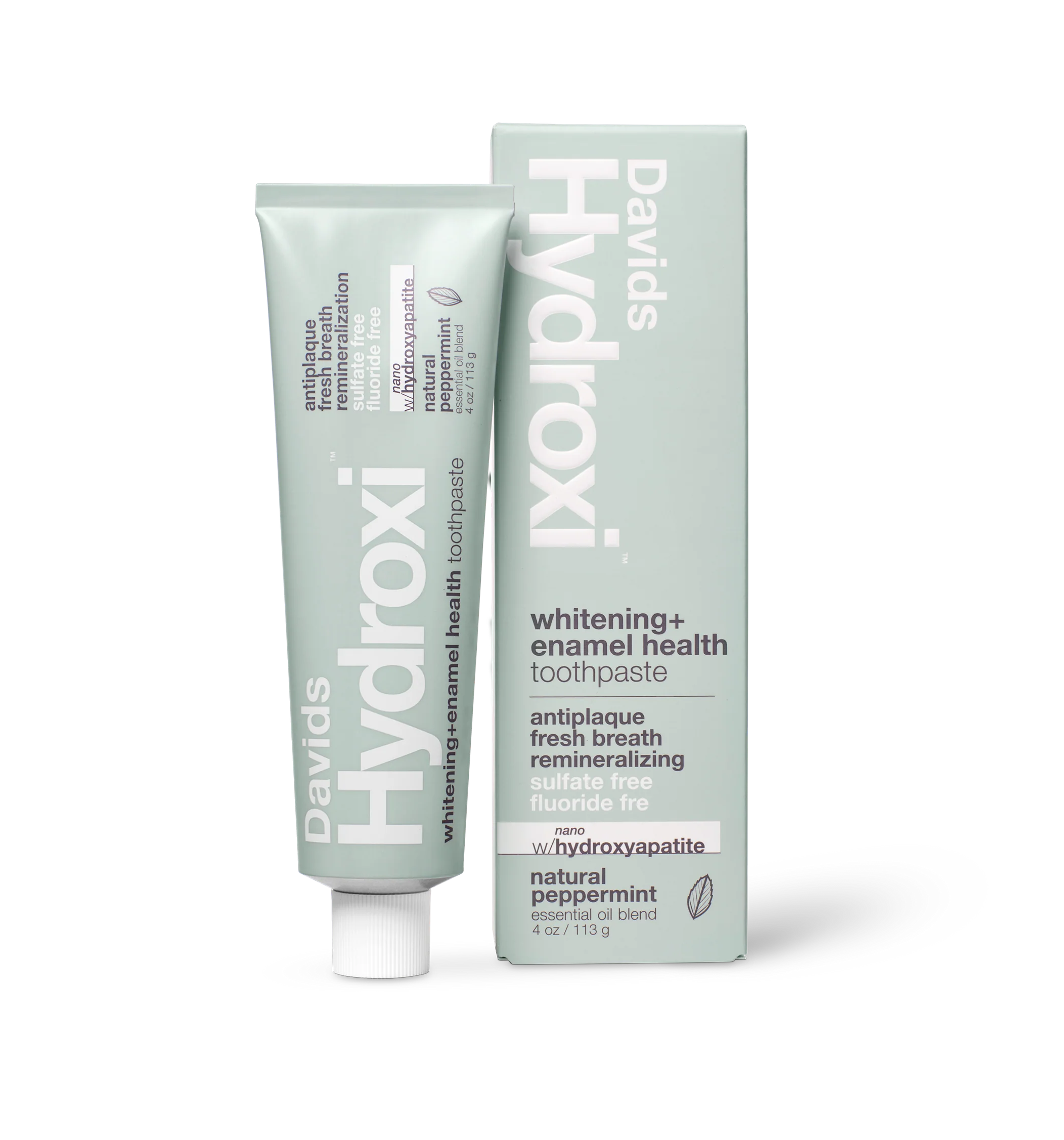 DAVIDS Hydroxi Whitening Enamle Health Toothpaste With Mild Mint 113g ديفدز معجون اسنان فعال لتبييض الاسنان و تقوية المينا