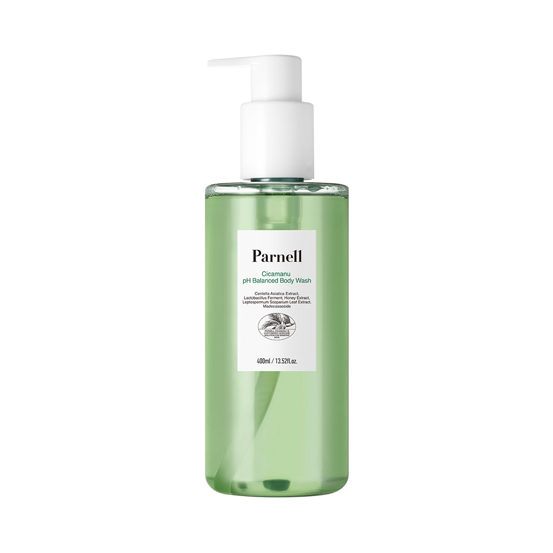 PARNELL CICAMANU PH BALANCED BODY WASH 400ml پارنيل غسول منظف ومهدئ للجسم