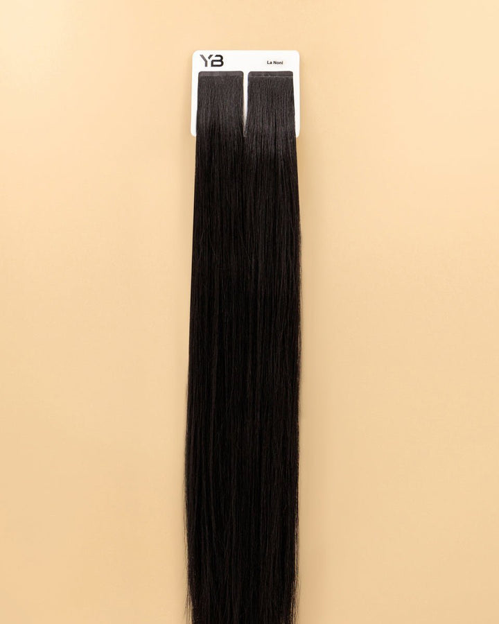  YOUMI BEAUTY La Noni– Tape-In Hair Extension يومي بيوتي اكستينشن للشعر بدرجة الاسود الداكن