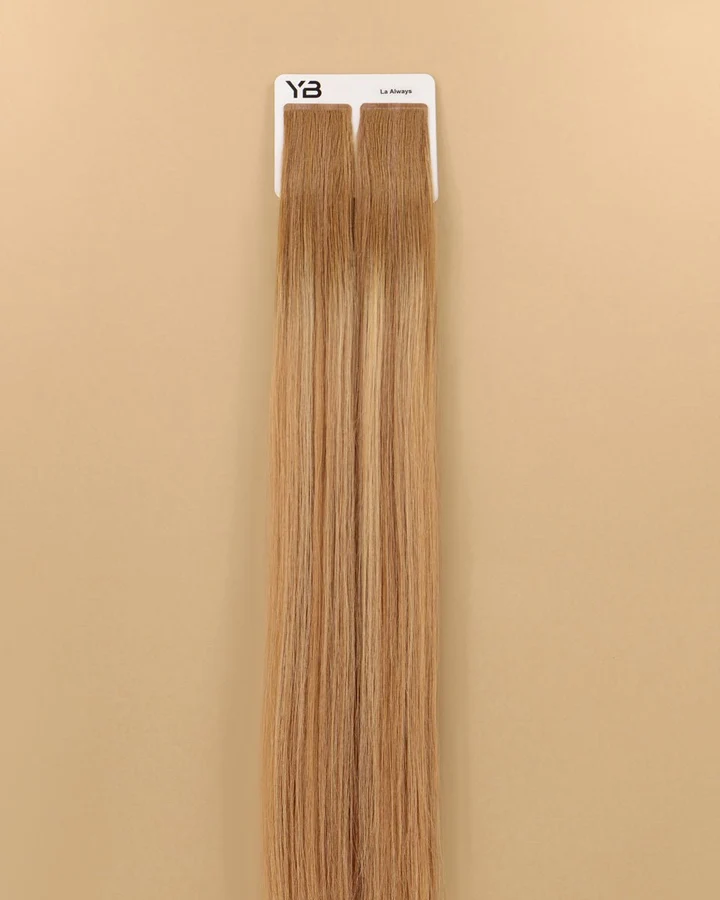 YOUMI BEAUTY - La Always Tape-In Hair Extension - New يومي بيوتي اكستينشن للشعر بدرجة البني الفاتح