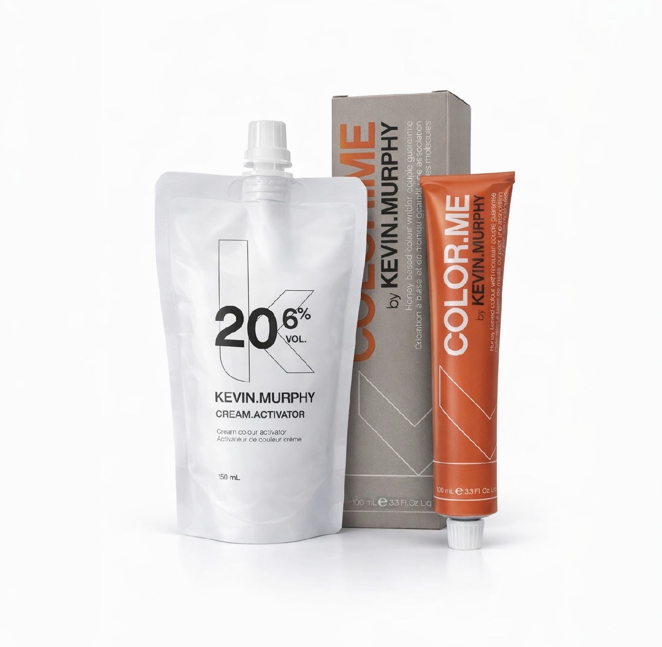 .(KEVIN MURPHY COLOR.ME AND CREAM ACTIVATOR 6% (20vol (گيفن مورڤي صبغ شعر تدرجات اللون الاسود)