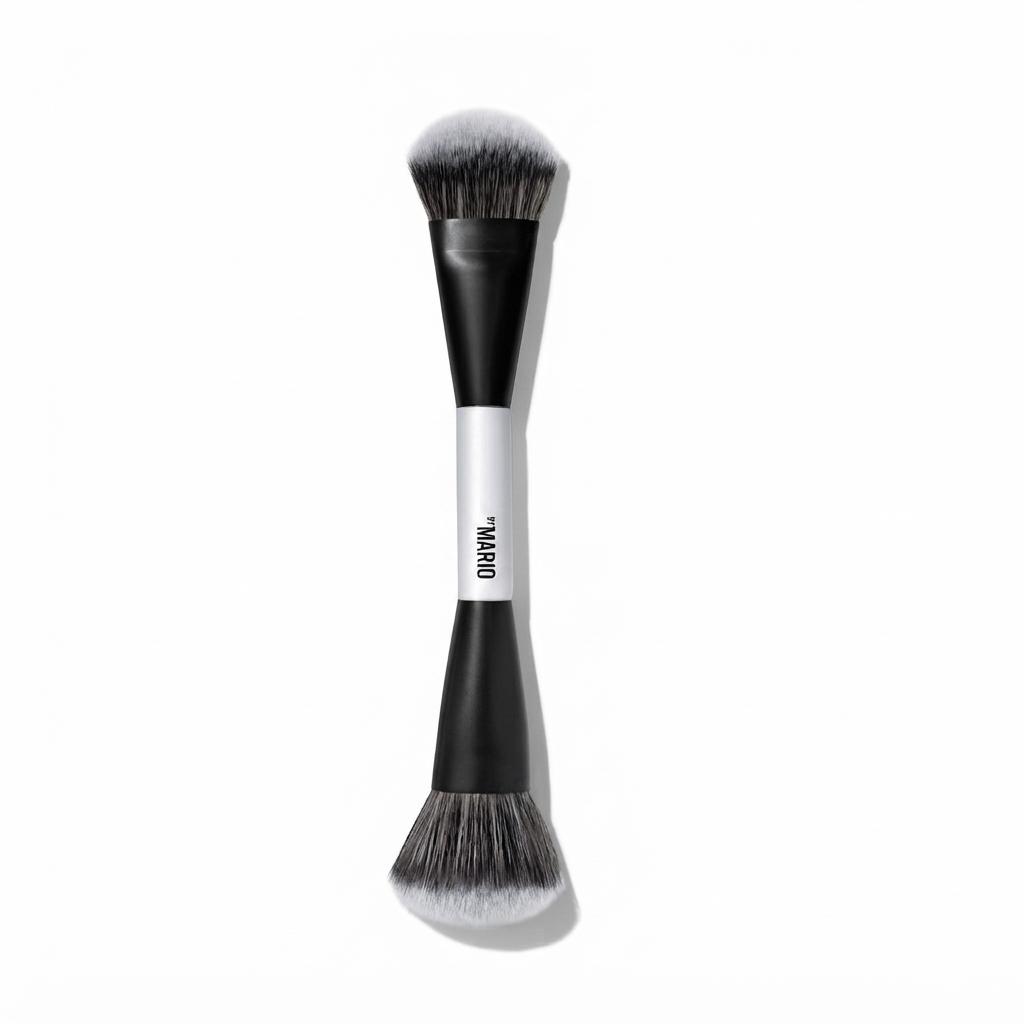 MAKEUP BY MARIO F4 DUAL-ENDED FOUNDATION AND FACE BRUSH ميكاب باي ماريو فرشاة مكياج متعددة الاستخدامات