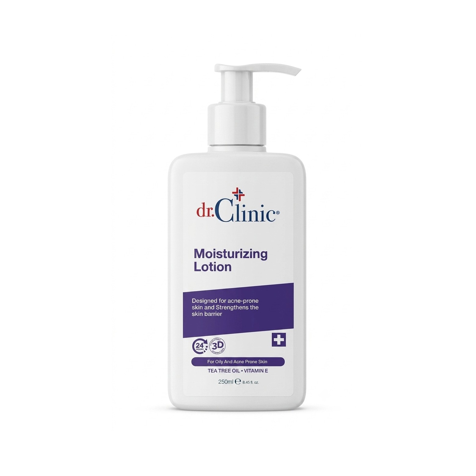 DR.CLINIC Moisturizing Lotion For Acne-Prone Skin 250ml  دكتور كلينيك لوشن مرطب للبشرة المعرضة لحب الشباب