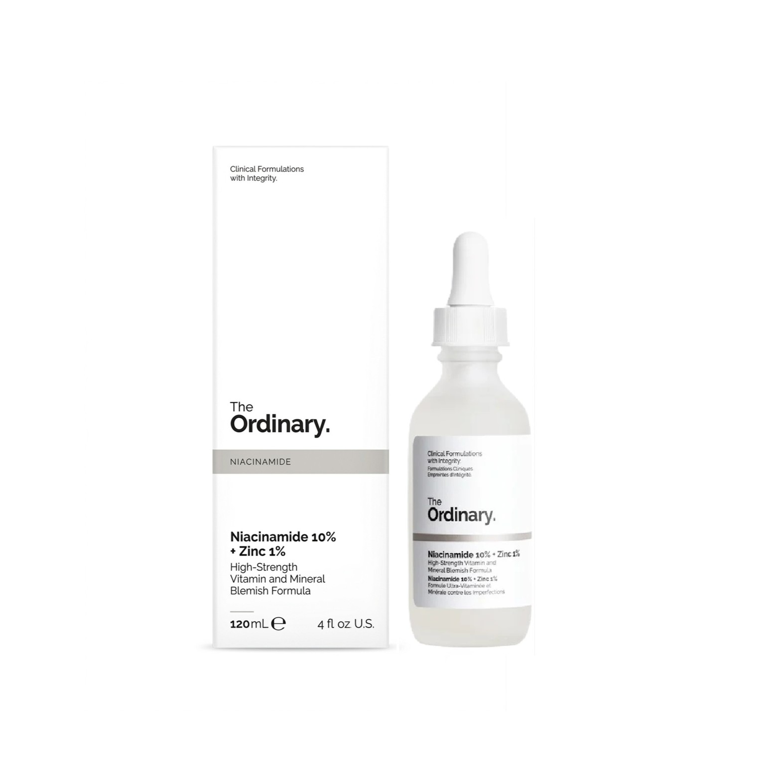 THE ORDINARY Niacinamide 10% + Zinc 1% 120ml ذا اوردنري سيرم نياسيناميد +زنك