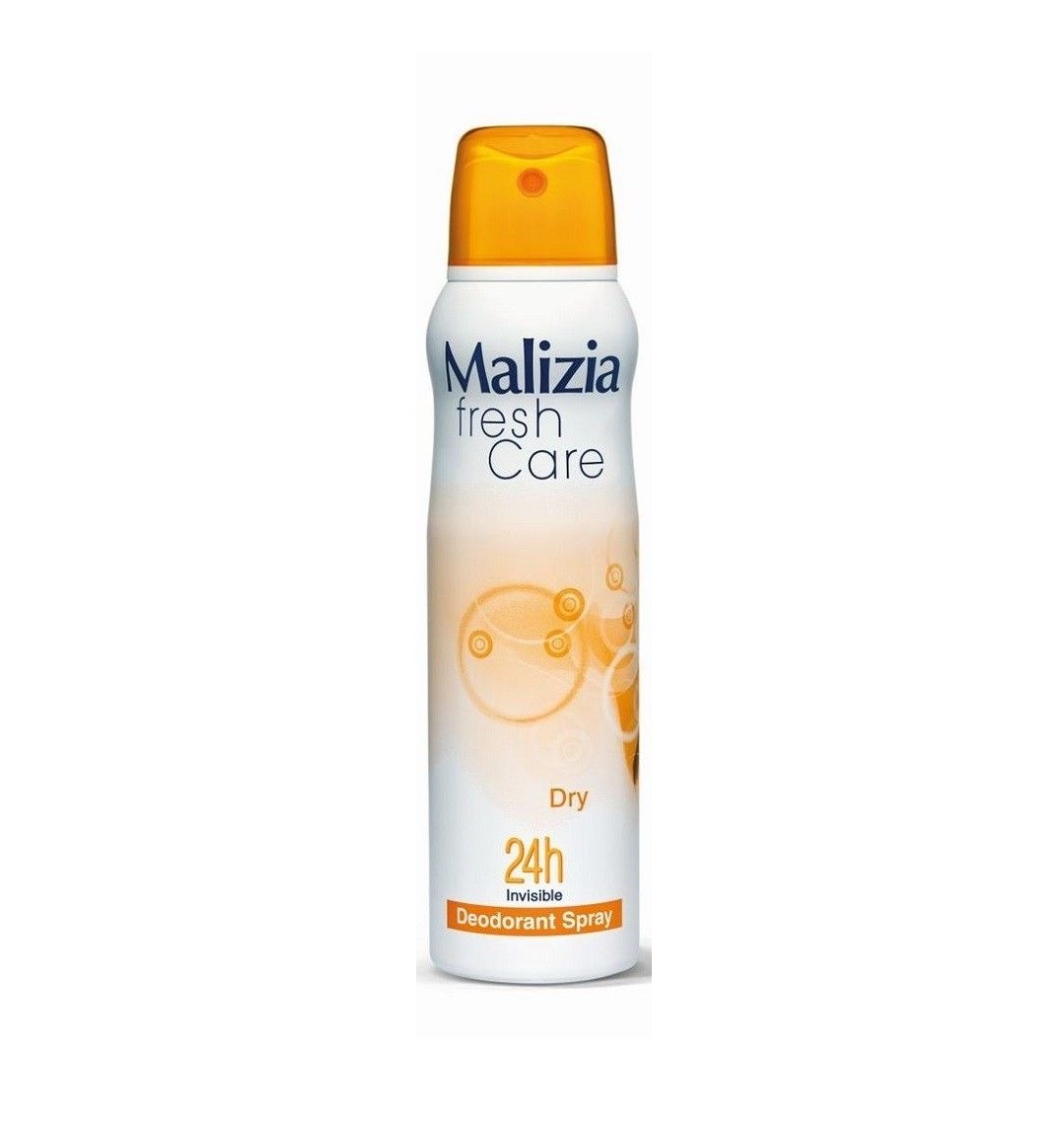 MALIZIA Fresh Care Dry 24h Deodorant Spray 150ml ماليزيا مزيل تعرق خالي من العطور 