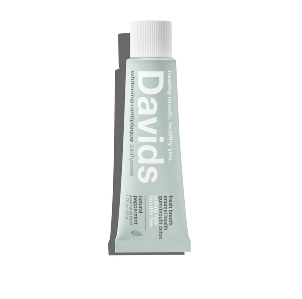 DAVIDS Premium Toothpaste With Natural Peppermint 50g ديفيدز معجون اسنان بالنعناع يقدم تظيفا عميقا و منعش 