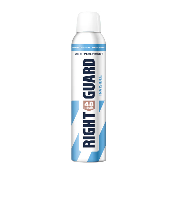 RIGHT GUARD 48 Hours INVISIBLE Anti-Perspirant 150ml رايت جارد مزيل العرق للرجال