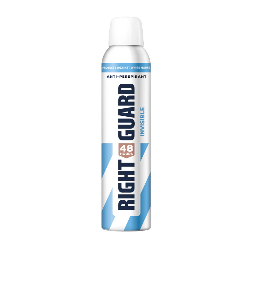 RIGHT GUARD 48 Hours INVISIBLE Anti-Perspirant 150ml رايت جارد مزيل العرق للرجال