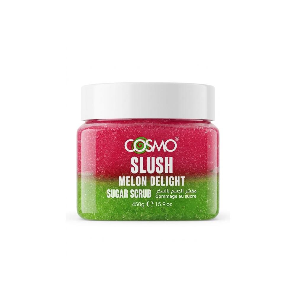 COSMO SLUSH MELON DELIGHT SUGAR SCRUB 450g كوزمو سكراب مقشر للجسم بخلاصة رائحة البطيخ