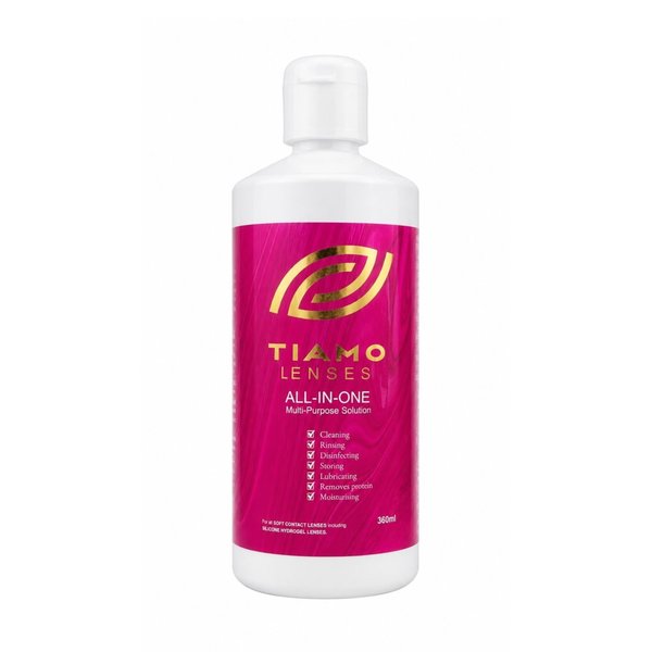 TIAMO LENS ALL-IN-ONE Multi-Purpose Solution 360ml  تيامو سائل عدسات