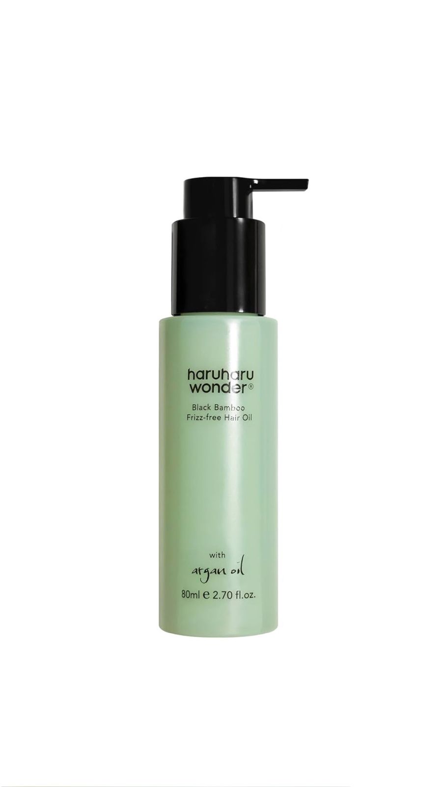 HARUHARU WONDER BLACK BAMBOO FRIZZ-FREE HAIR OIL 80ML هارو هارو وندر زيت مغذي ومنعم للشعر