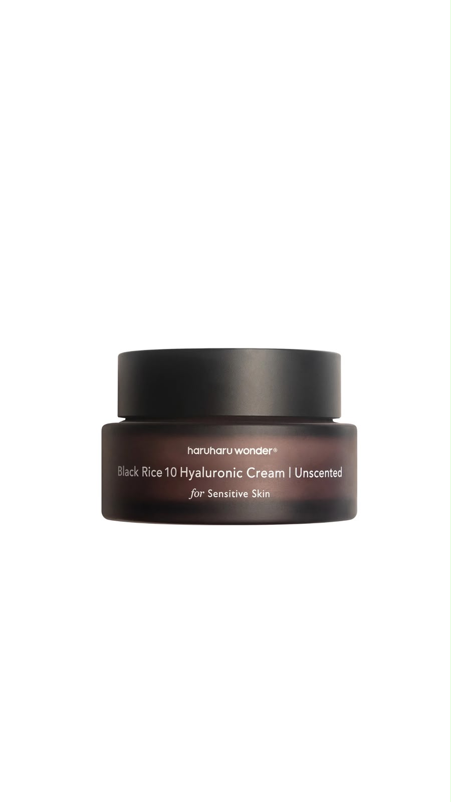 HARUHARU WONDER BLACK RICE 10 HYALURONIC CREAM (UNSCENTED) FOR SENSITIVE SKIN 50ML هارو هارو وندر كريم مرطب للبشرة