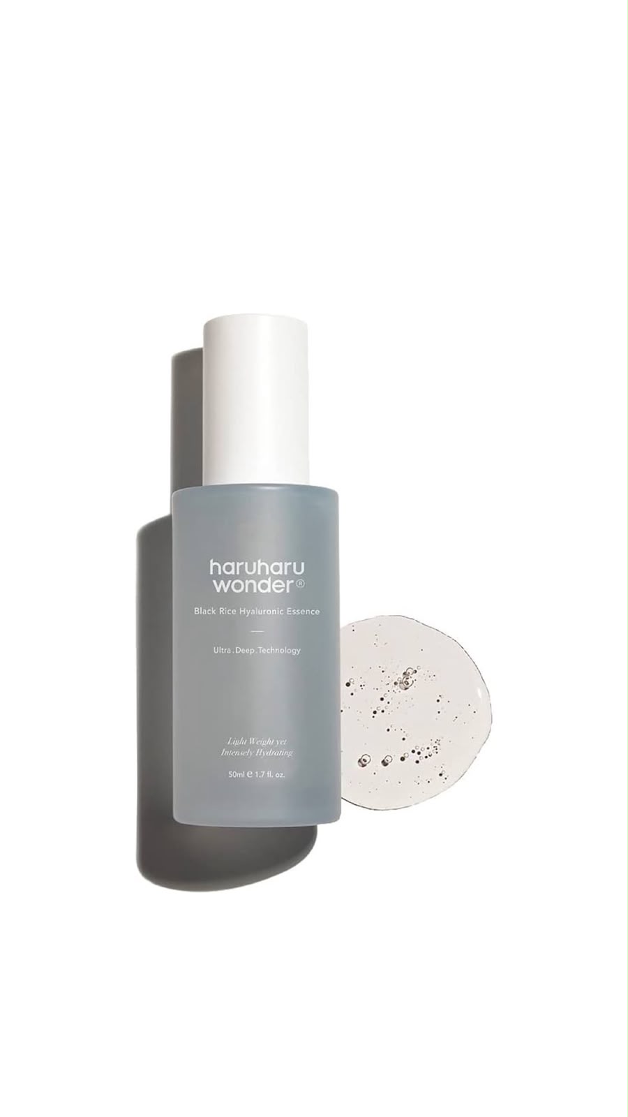 HARUHARU WONDER BLACK RICE HYALURONIC ESSENCE 50ML هارو هارو وندر خلاصة الارز الاسود وحمض الهيالورونيك للعناية بالبشرة