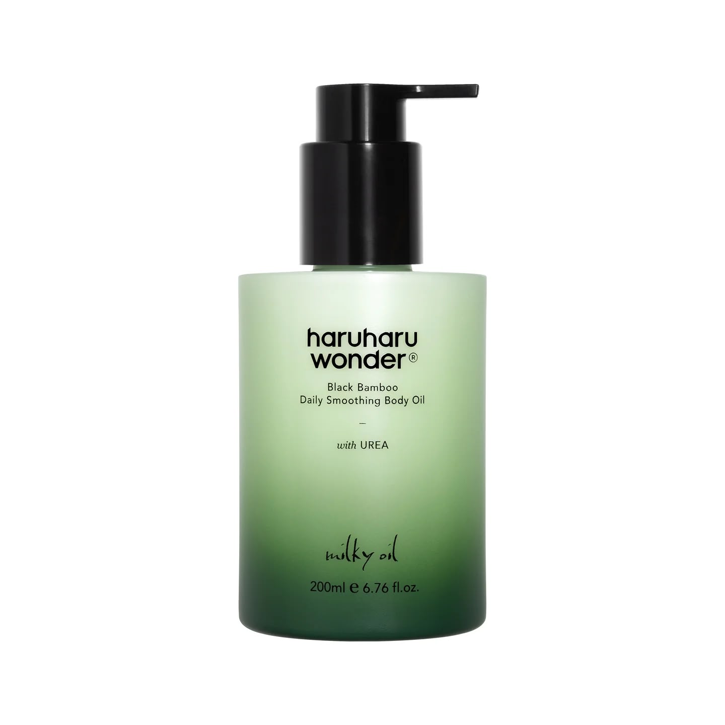 HARUHARU WONDER BLACK BAMBOO DAILY SMOOTHING BODY OIL 200ML هارو هارو وندر زيت الجسم المنعم بالخيزران الأسود