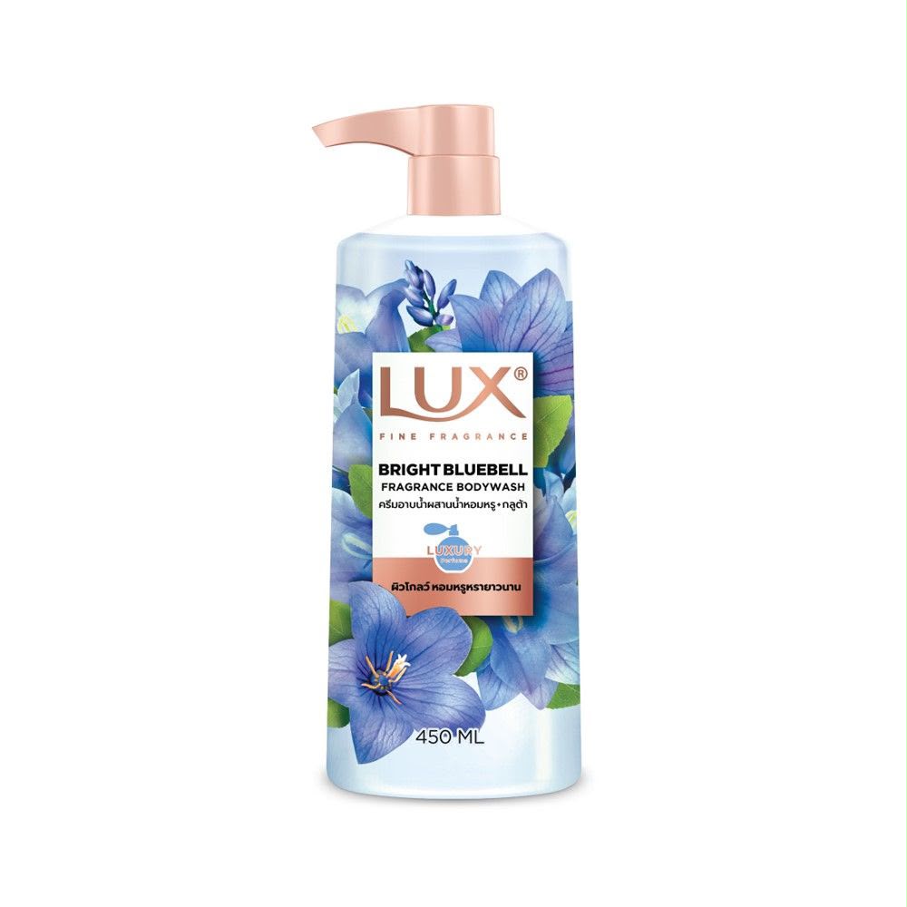 LUX BODY WASH BLUEBELL 450ML لوكس غسول للجسم برائحة زهرة البلوبيل الزرقاء