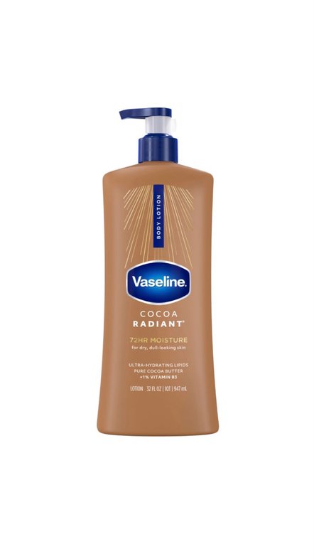 VASELINE BODY LOTION COCOA RADIANT 947ML فازلين لوشن مرطب للجسم بزبدة الكاكاو