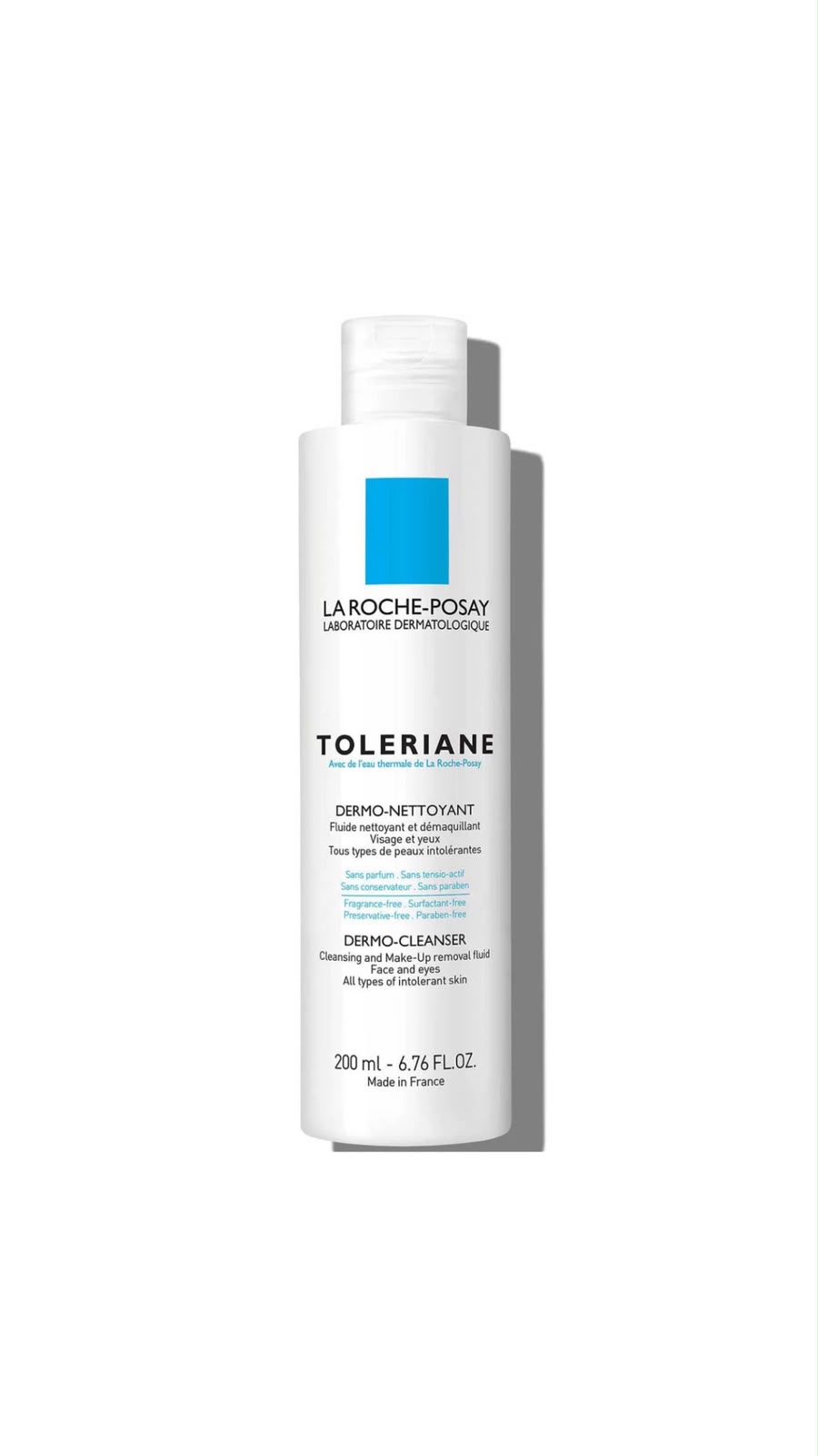 LA ROCHE POSAY TOLERIANE DERMO CLEANSER 200ML لاروش بوزيه غسول حليبي منظف للبشرة الحساسة