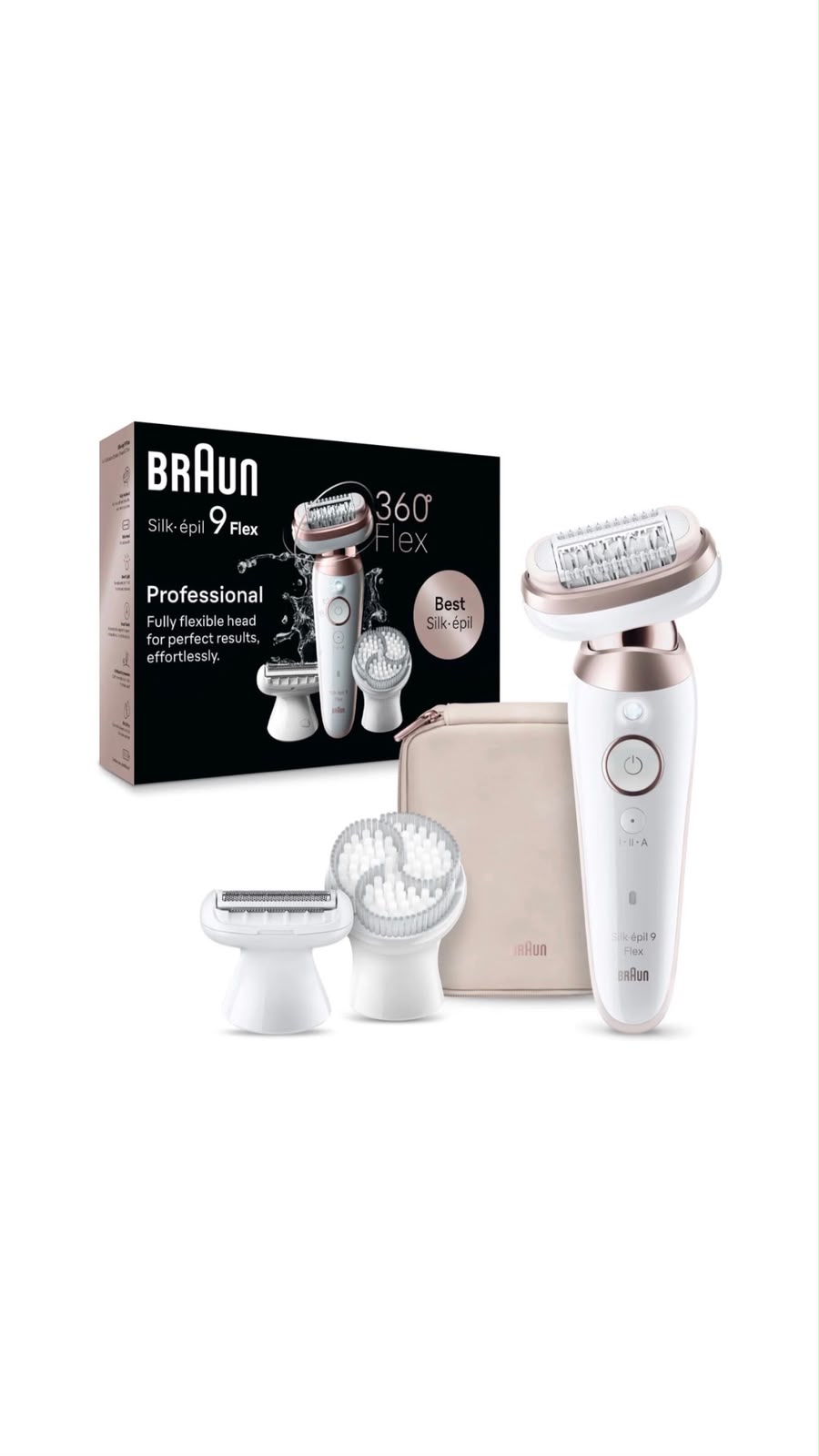 BRAUN SILK·ÉPIL 9 FLEX 360° براون جهاز أزالة الشعر