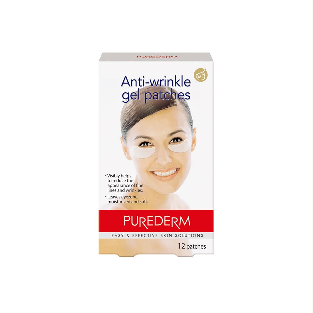 PUREDERM ANTI-WRINKLE GEL PATCHES (12 PATCHES) بيورديرم لصقات جل مضادة للتجاعيد لمنطقة تحت العين