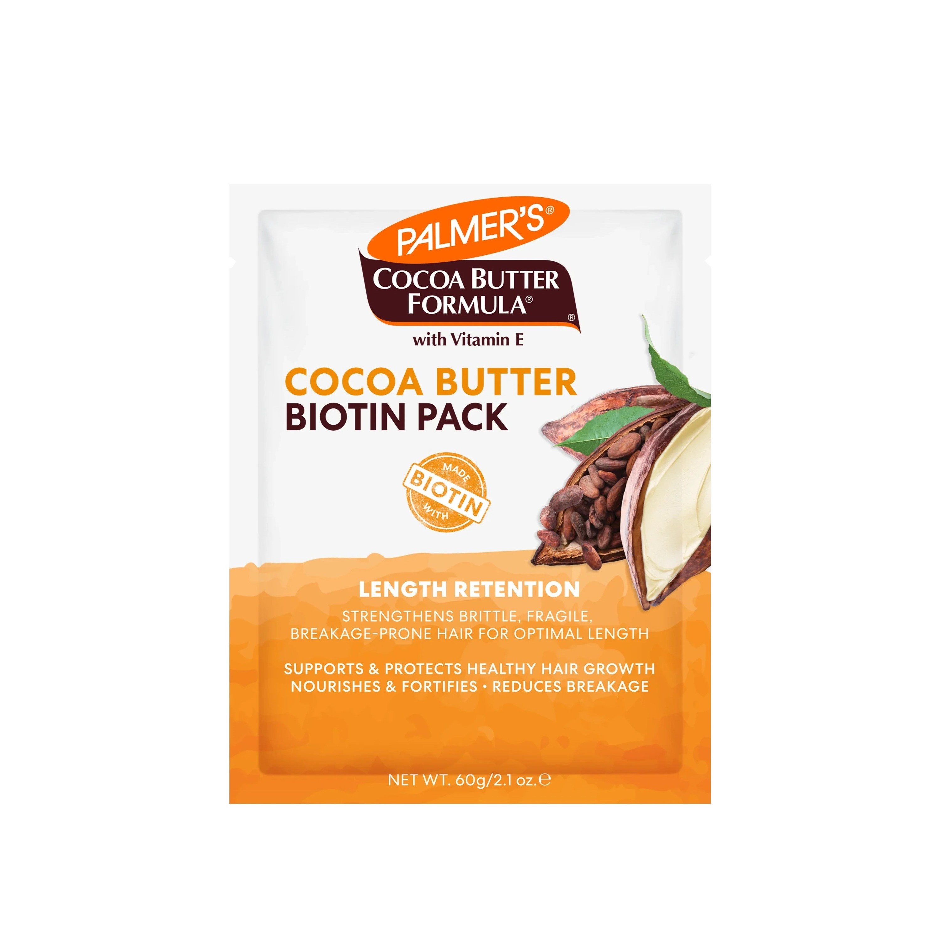 PALMER'S Cocoa Butter Biotin Pack 60g بالمرز بلسم زبدة الكاكاو المقوي والمرطب للشعر