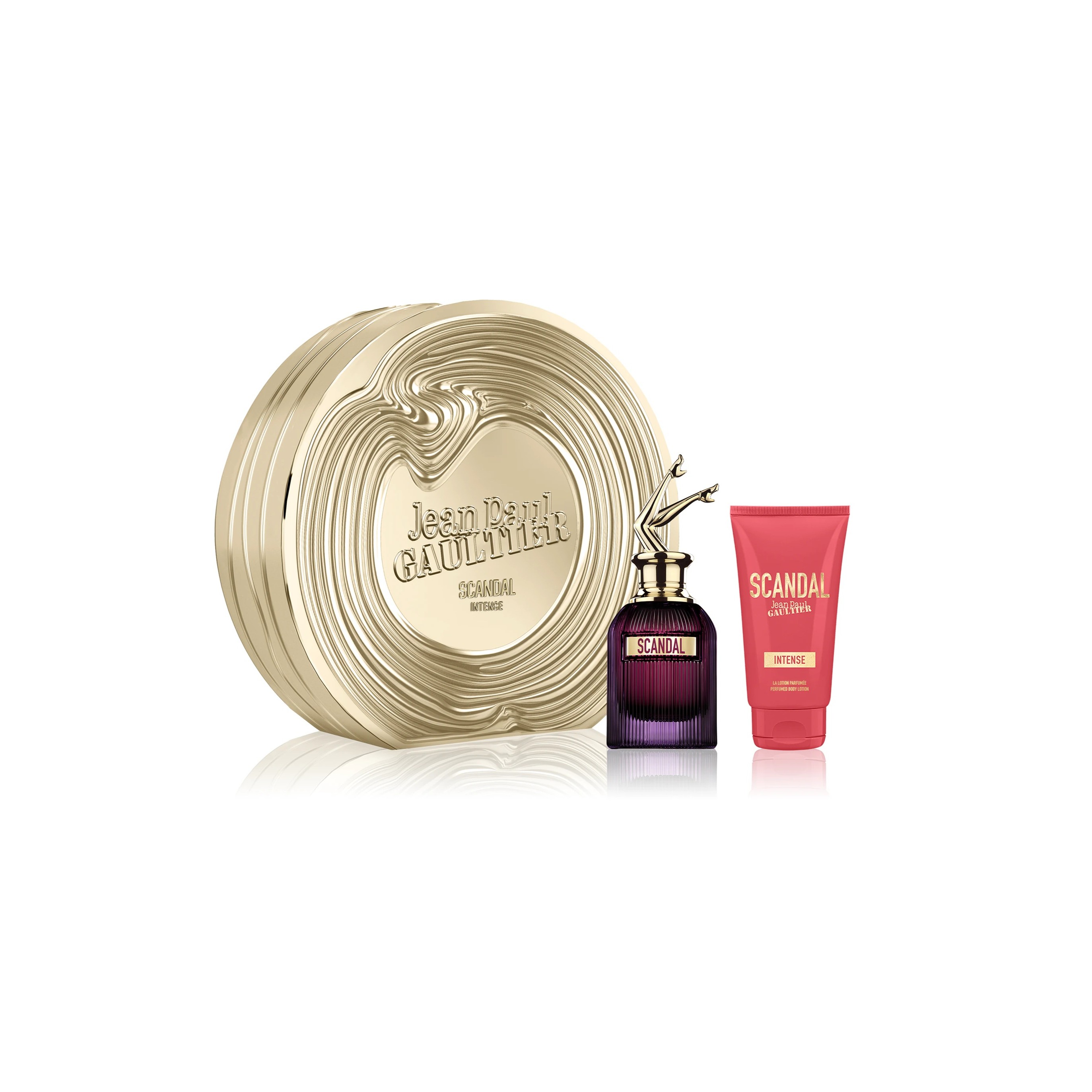 JEAN PAUL GAULTTER Scandal Eau De Parfum Intense for Women (80ml + lotion 75ml) جين باول مجموعة عطور للنساء