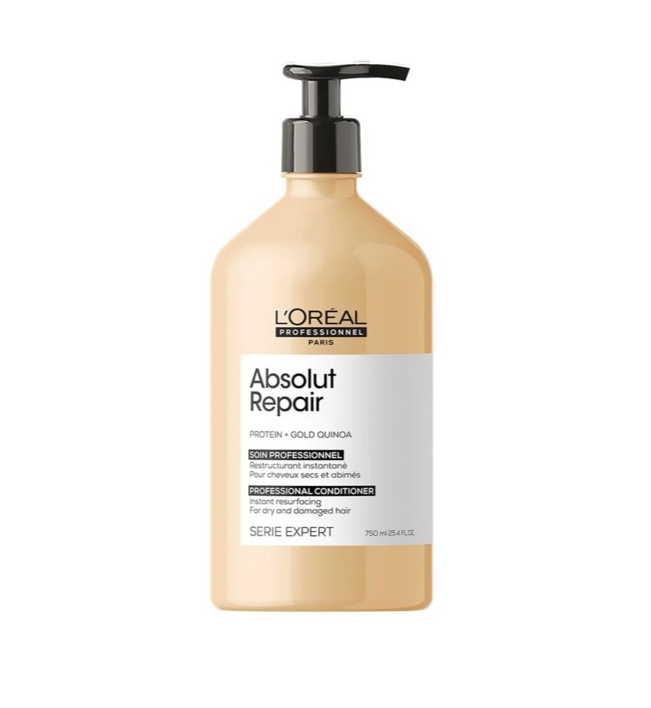 LOREAL PARIS Absolut Repair Instant Resurfacing Conditioner For Dry And Damaged Hair 750ml لوريال بلسم للشعر الجاف و التالف