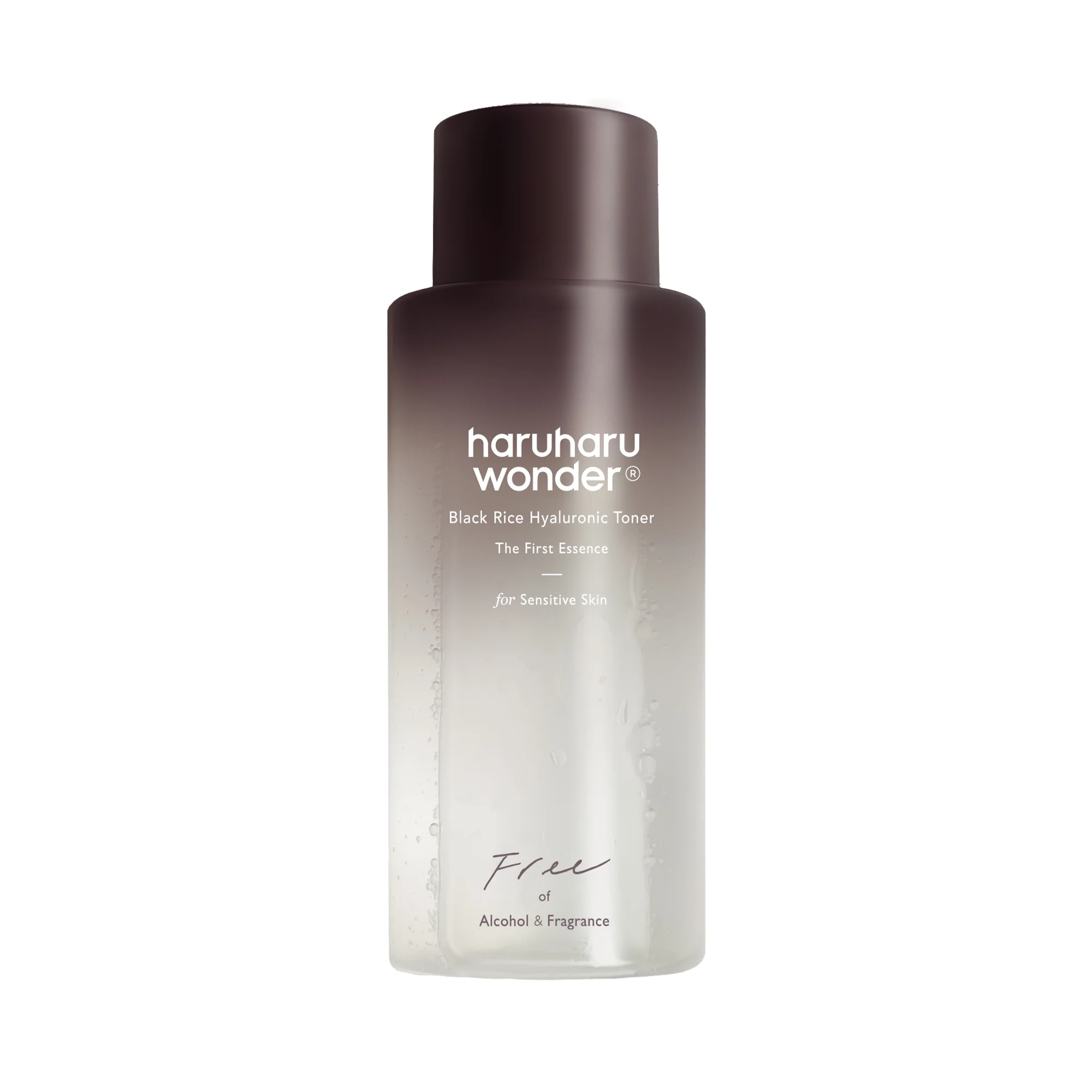 HARUHARU WONDER Black Rice Hyaluronic Toner The First Essence for Sensitive Skin 150ml هارو هارو تونر حمض الهايلورونيك يساعد على تهدئة البشرة تحسين ملمسها وزيادة إشراقتها