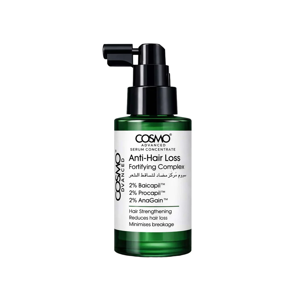 COSMO Advanced Serum Concentrate Anti-Hair Loss Fortifying Complex - Hair Serum 60ML كوزمو سيروم مضاد تساقط الشعر و يقوي خصلاته