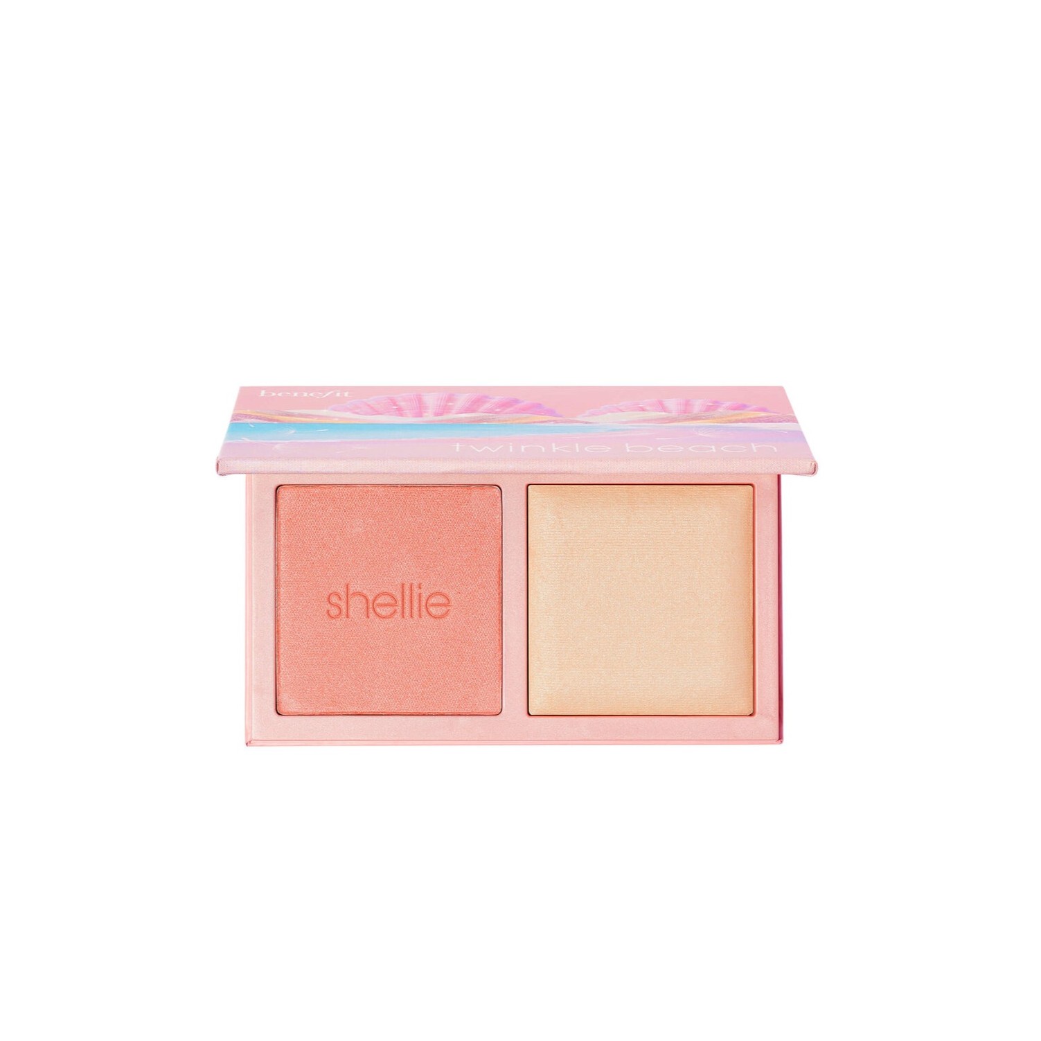 BENEFIT Twinkle Beach Mini blush & highlighter palette بينفت باليت احمر خدود