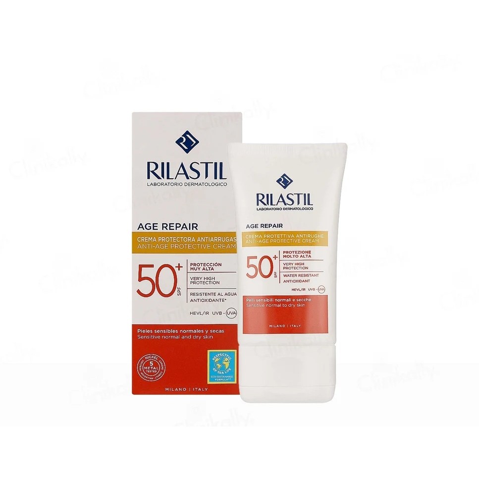 RILASTIL Age Repair Anti-Age Protective Cream Sunscreen SPF 50+ 50ml ريلاستيل واقي شمس مكافح لعلامات التقدم في السن