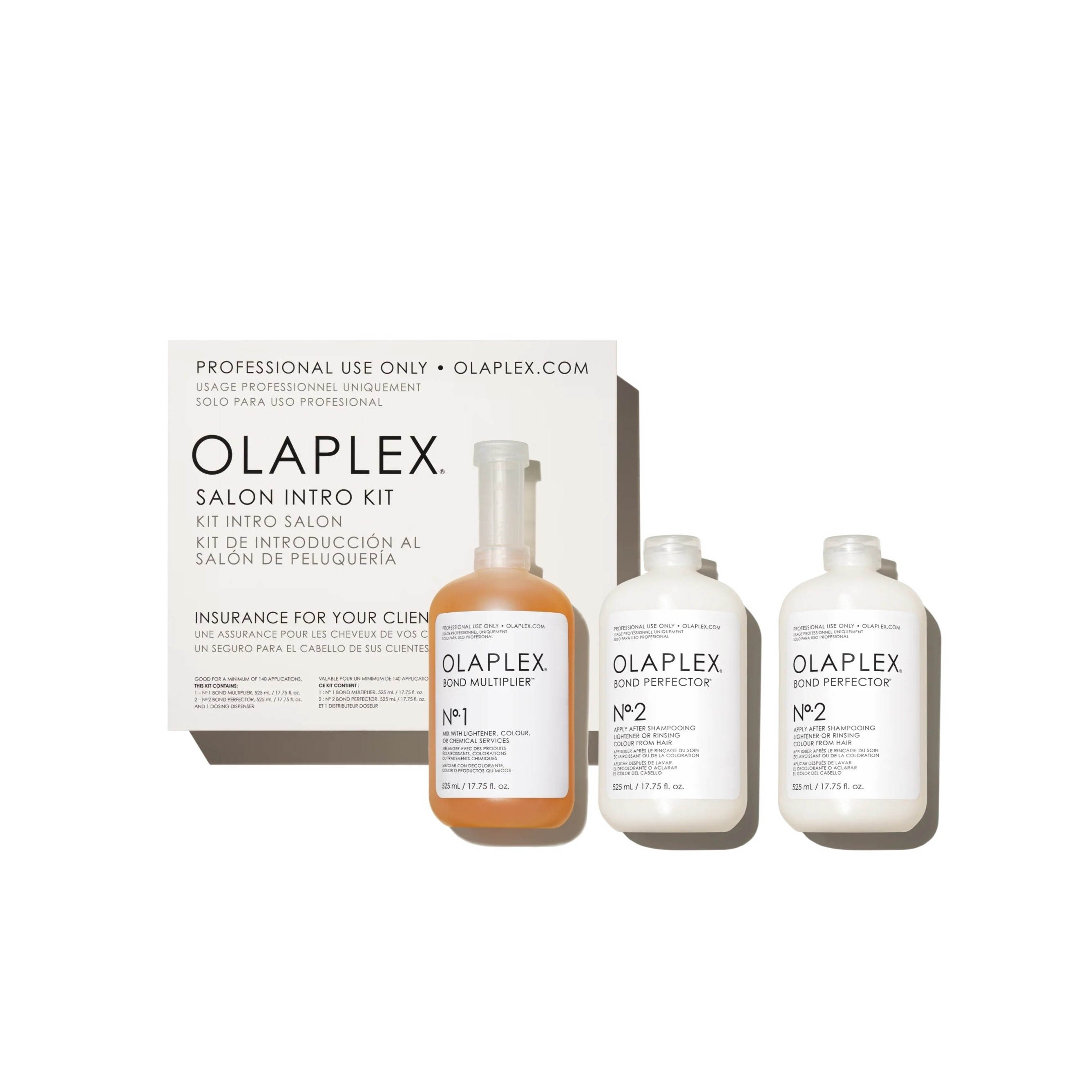 OLAPLEX SALON INTRO KIT اولابليكس بكج العناية بالشعر وإصلاحه