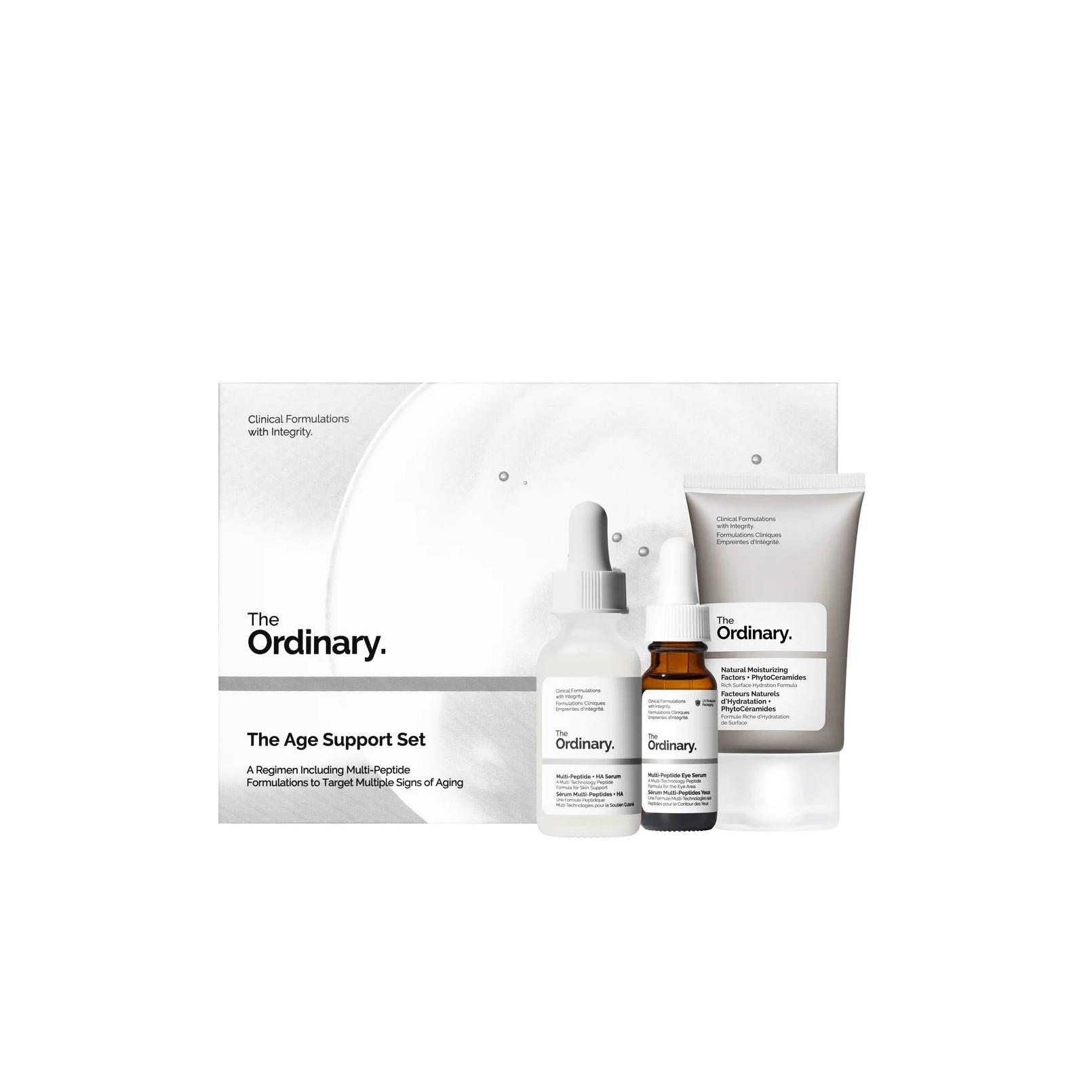 THE ORDINARY The Age Support Set (30ml+15ml+30ml) ذا اوردينيري مجموعة العناية بالبشرة