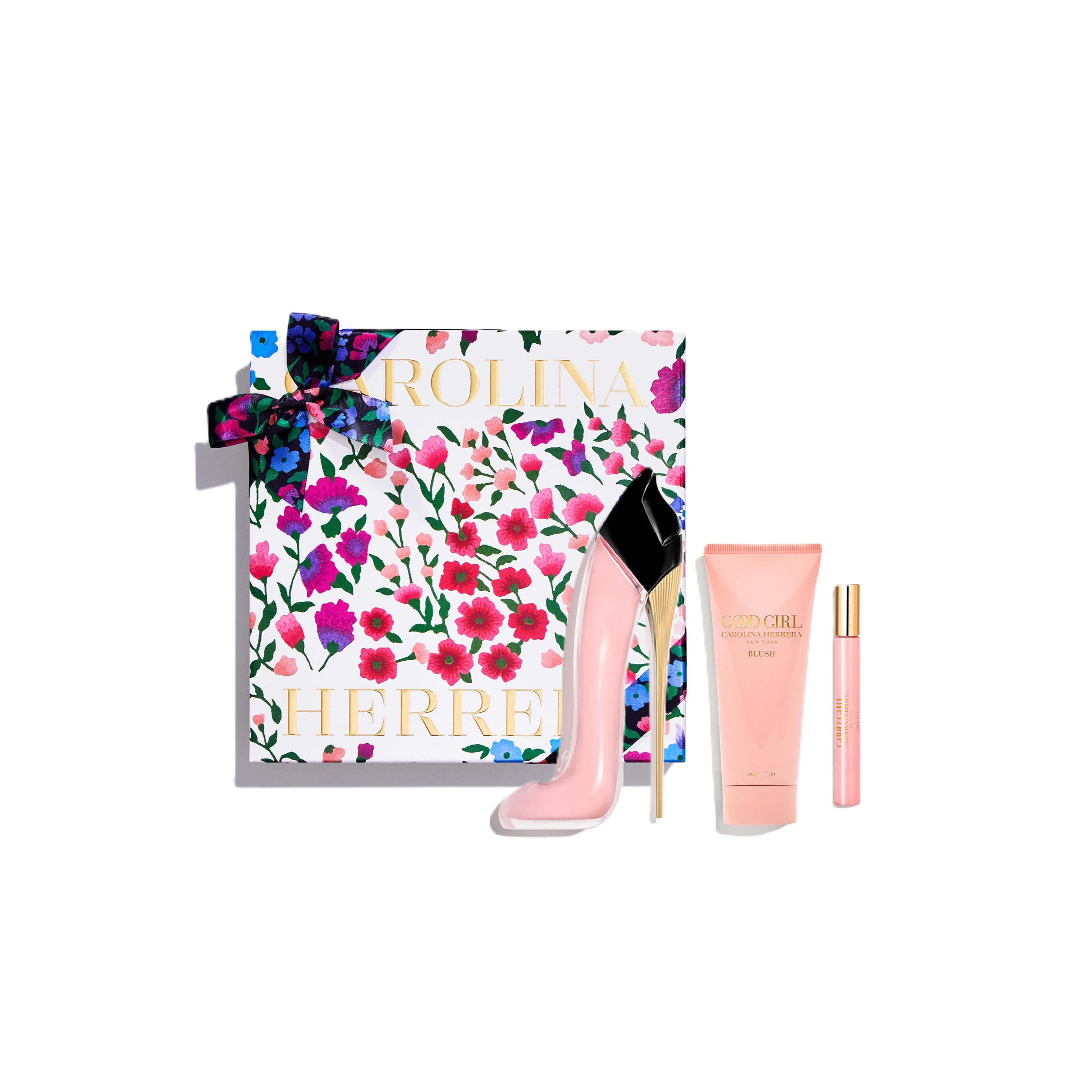 CAROLINA HERRERA Good Girl Blush Eau de Parfum Gift Set (80ml + 10ml + Body Lotion 100ml)  مارولين هيريرا مجموعة هدايا للنساء