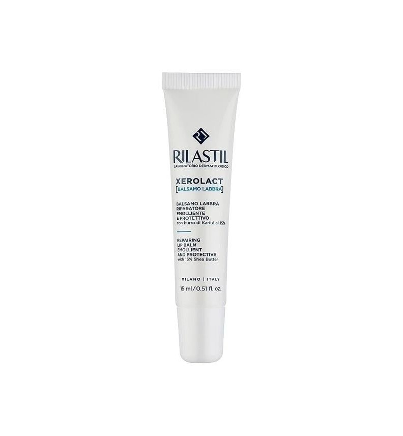 RILASTIL Xerolact Balasmo Labbra Repairing Lip Balm Emollient And Protective 15ml ريلاستيل مرطب شفاه يغذي و يقوي حاجز الشفاه