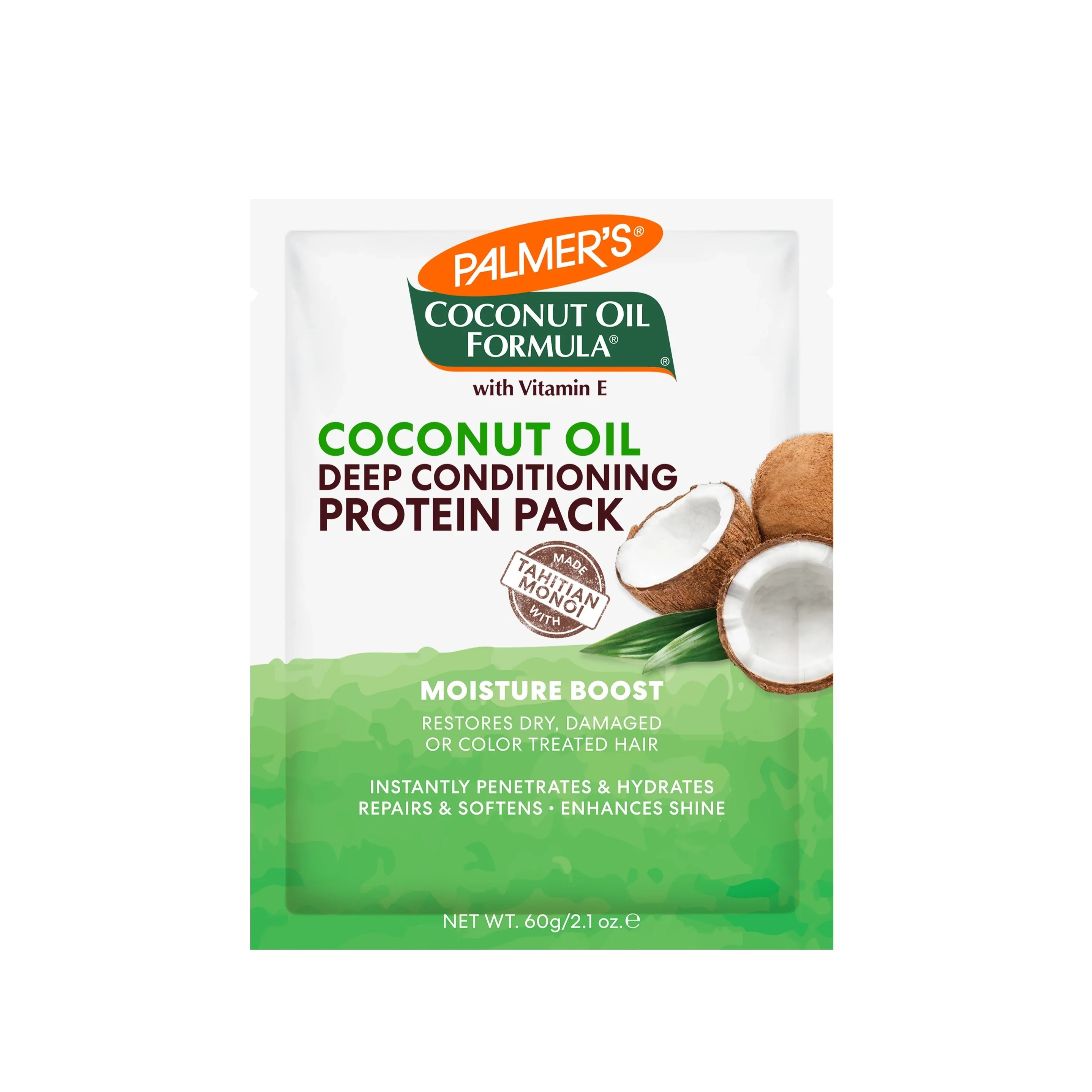 PALMER'S Coconut Oil Deep Conditioning Protein Pack 60g بالمرز بلسم زيت جوز الهند المغذي والمرطب للشعر