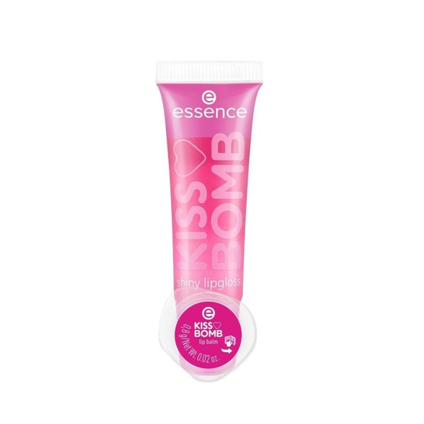 ESSENCE Cosmetics KISS BOMB shiny lipgloss & lip balm  أسنس كوزمتك ملمع شفاه ومرطب