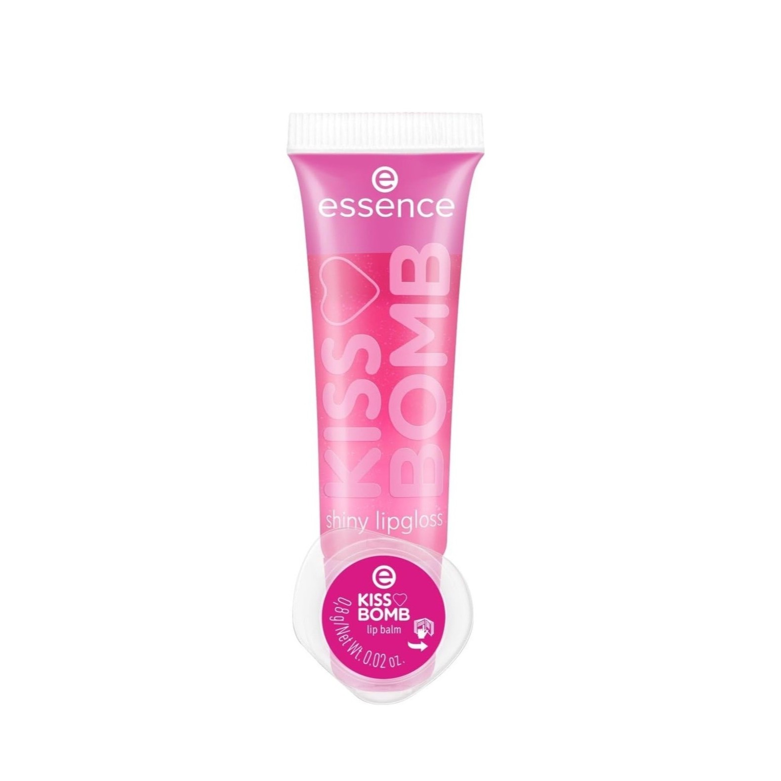 ESSENCE Cosmetics KISS BOMB shiny lipgloss & lip balm أسنس كوزمتك ملمع شفاه ومرطب