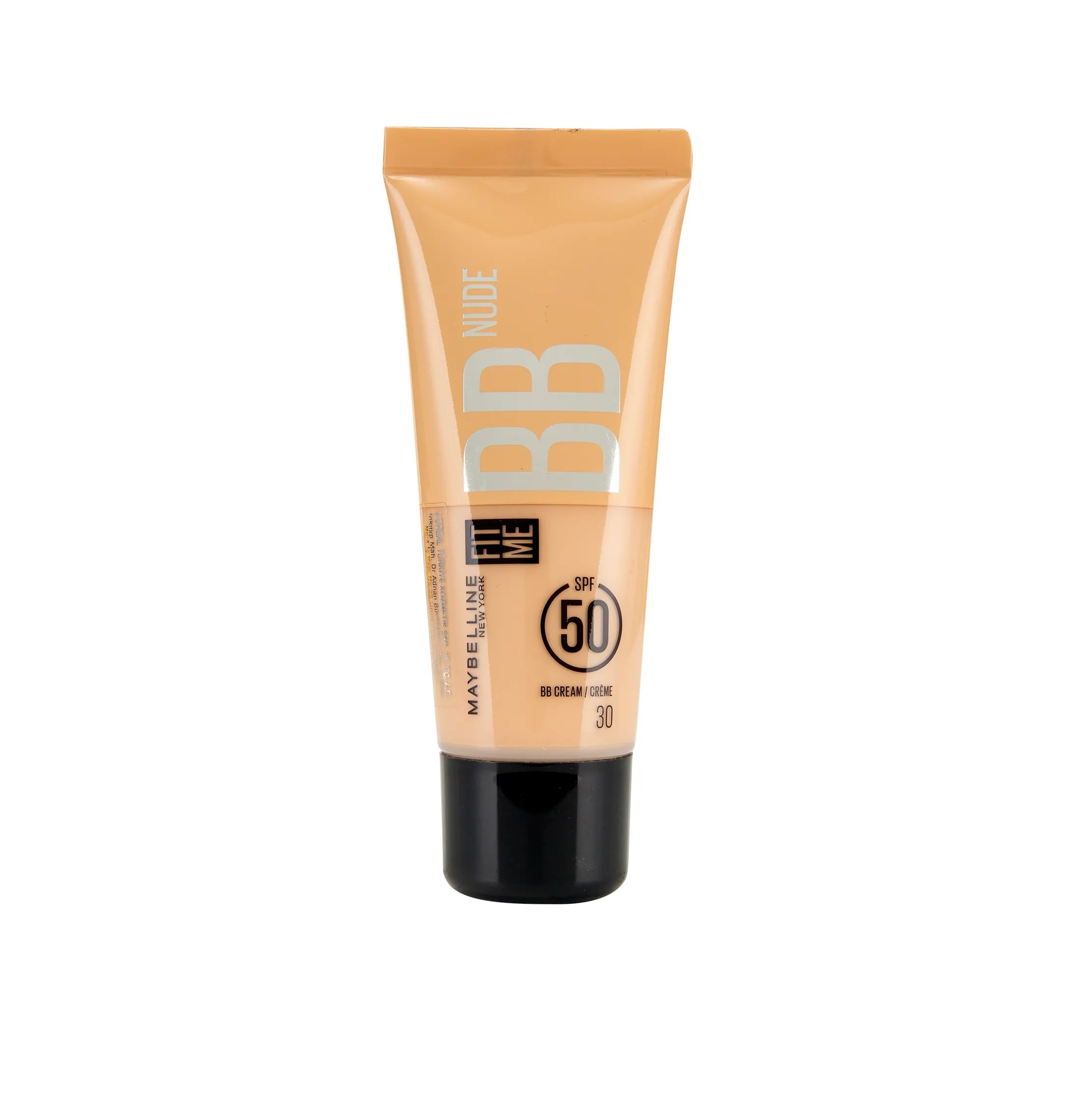 MAYBELLINE Fit Me BB Cream Nude Spf50 ميبيلين كريم اساس مرطب للبشرة