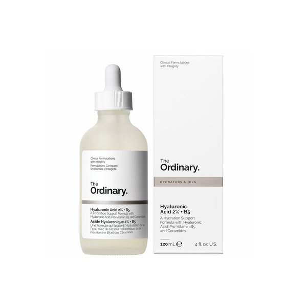 THE ORDINARY Hyaluronic Acid 2% + B5 120ml  ذا اوردينري سيروم حمض الهيالورونيك والفيتامين B5 ينعم ويعزز نضارة وإشراقًة البشرة