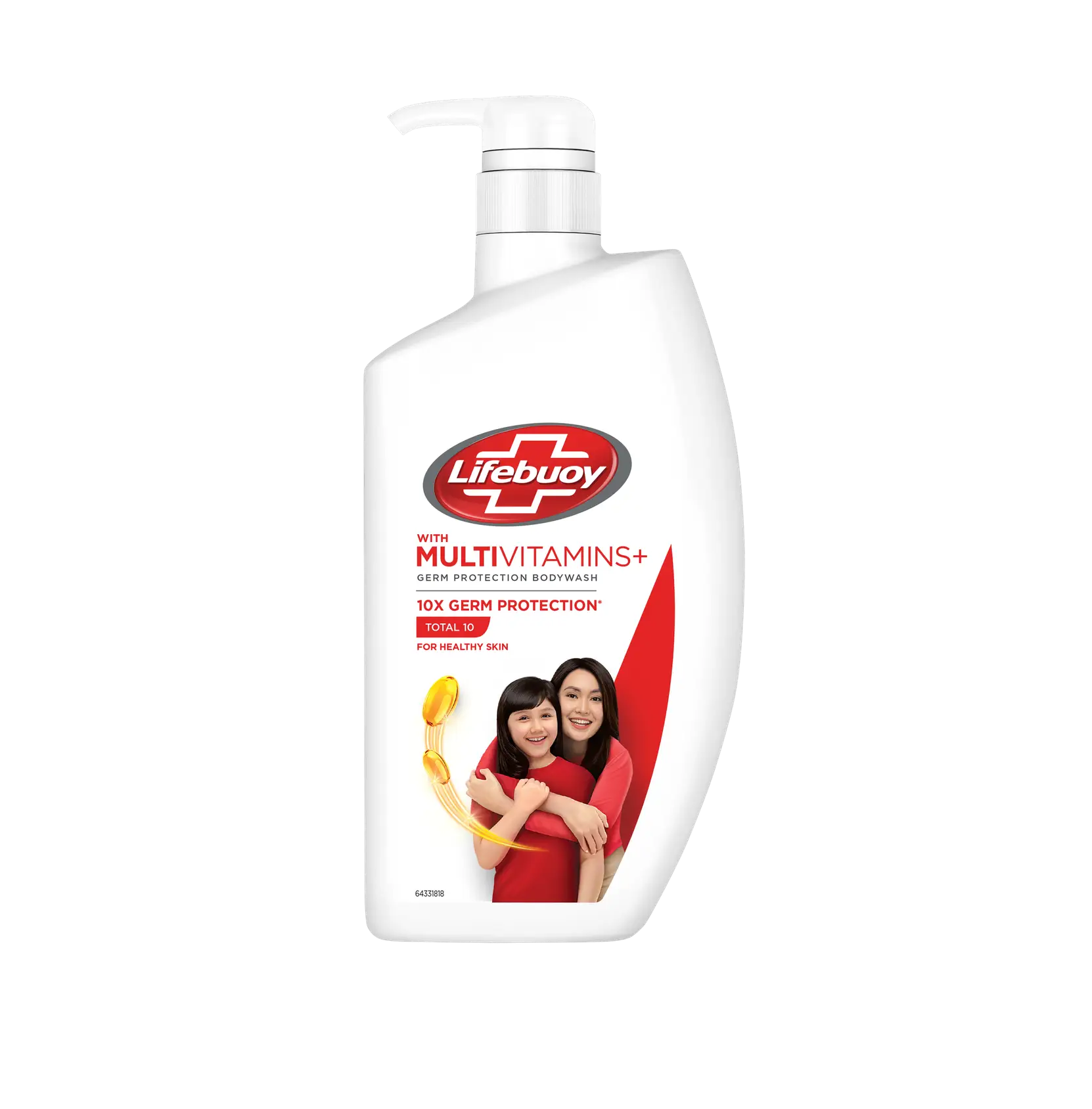 LIFEBUOY With Multi-Vitamins + Germ Protection Body Wash - Total 10 لايفبوي غسول جسم بتنظيف عميق ولطيف يحافظ على ترطيب البشرة