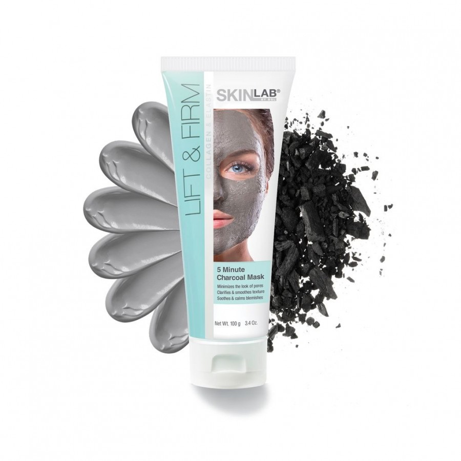 SKIN LAB Lift & Firm 5-Minute Charcoal Mask 100g سكين لاب قناع الفحم لشد البشرة ورفعها في 5 دقائق من سكين لاب