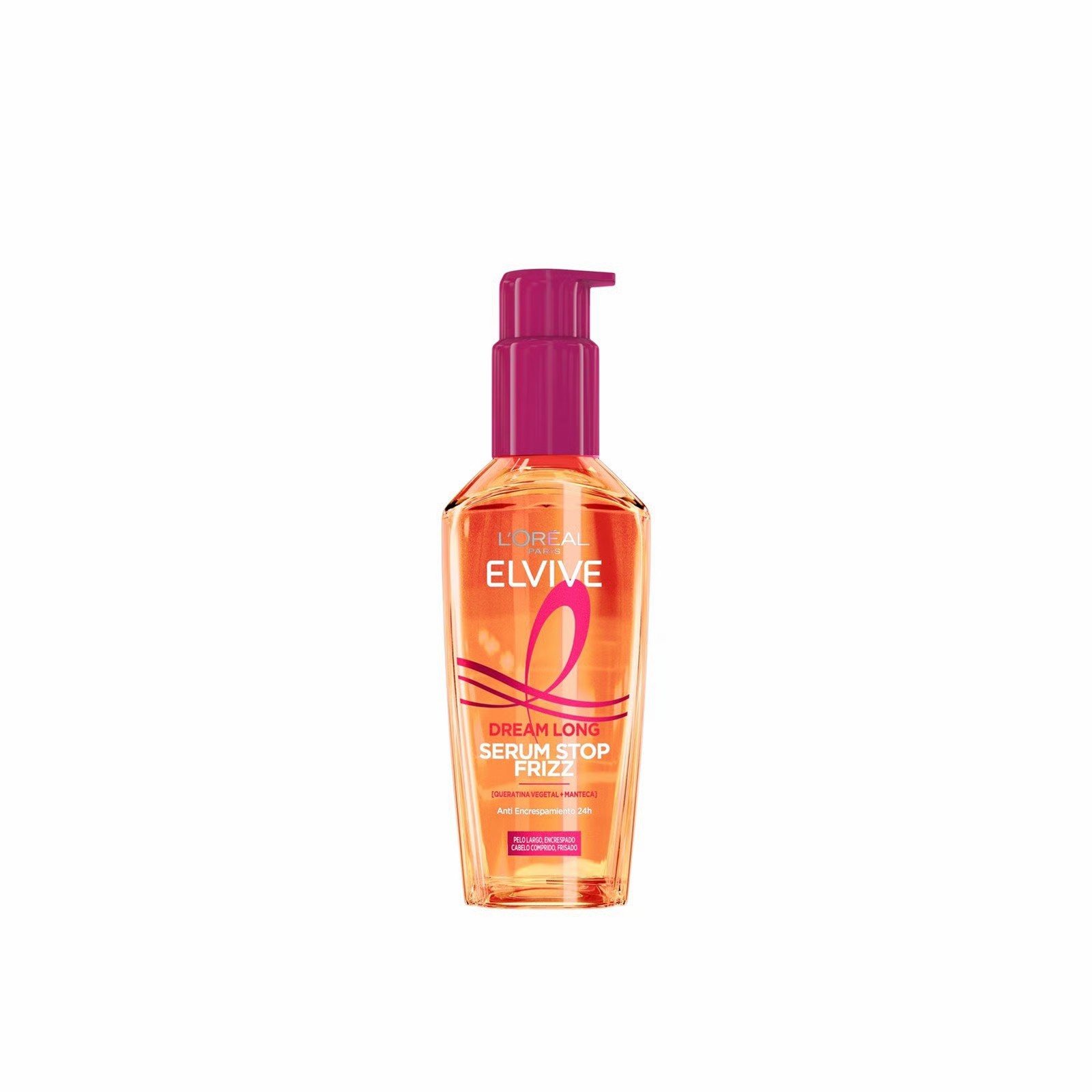 LOREAL ELVIVE Dream Long Frizz Killer Serum 100ml لوريال سيروم يحمي الشعر من الحرارة، يصلح التلف، ويقلل التجعد