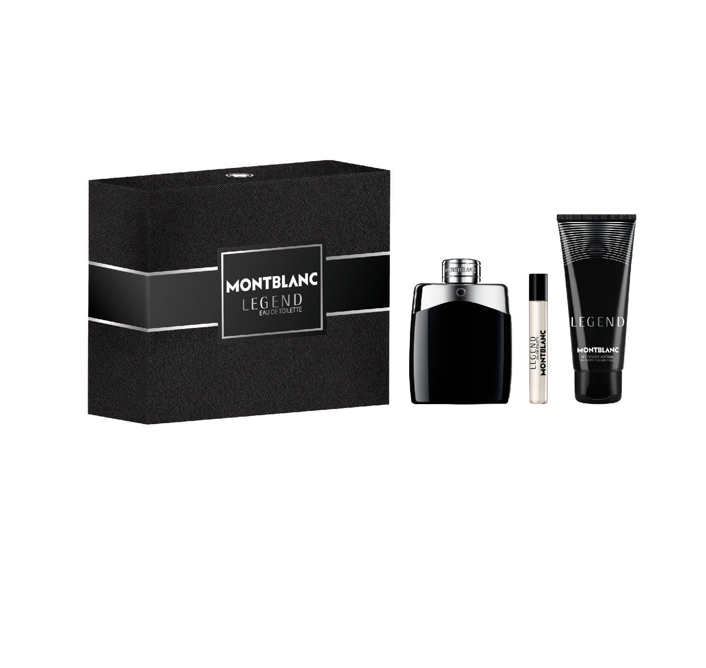 MONTBLANC Legend Eau De Toilette Gift Set 100ml+7.5ml+100ml  مونتبلانك بكج هدايا للرجال