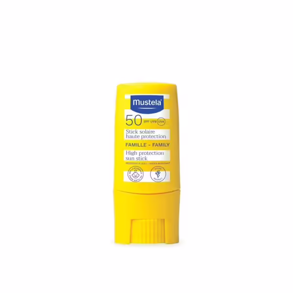 MUSTELA High Protection Sun Stick Solaire Sunscreen SPF50 9ml موستيلا واقي من اشعة الشمس للاطفال