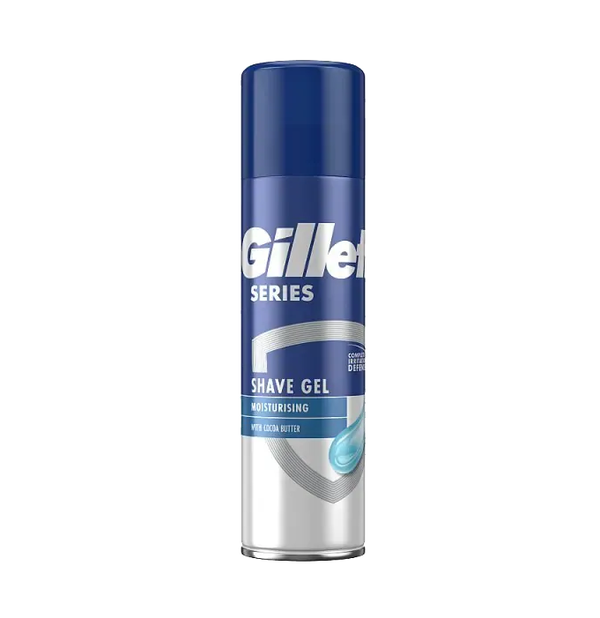 GILLETTE Series Shave Gel Moisturising With Cocoa Butter جيليت جل حلاقة مرطب بزبدة الكاكاو