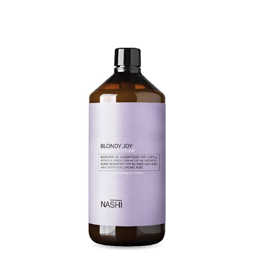 NASHI ARGAN Blond Joy Purple Conditioner 1000ml ناشي ارجان بلسم يرطب الشعر الفاتح ويعزز لمعانه
